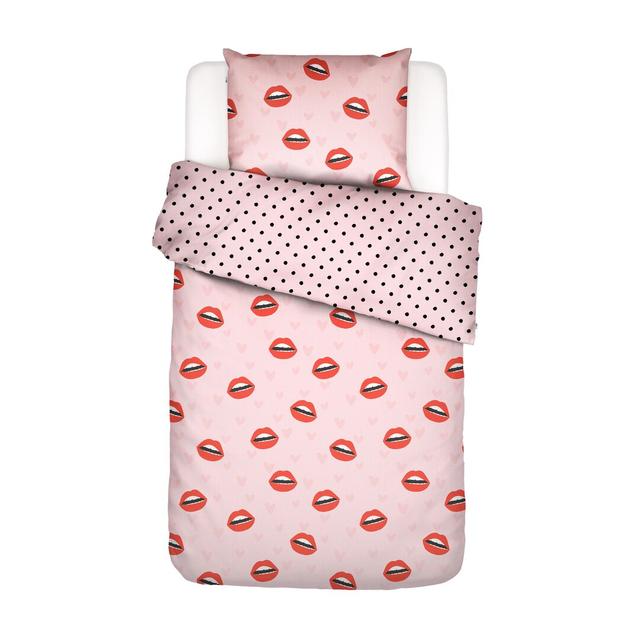 Kiss My Sass 200 TC Percale Duvet Cover Set Covers & Co Size: 135 x 200cm Duvet Cover + 1 Pillowcase (80 x 80) on Productcaster.