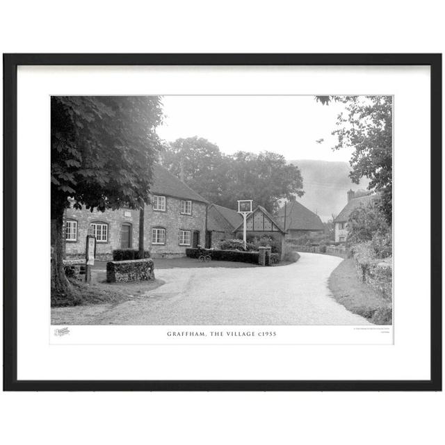 'Graffham, the Village C1955' by Francis Frith - Picture Frame Photograph Print on Paper The Francis Frith Collection Size: 28cm H x 36cm W x 2.3cm D on Productcaster.