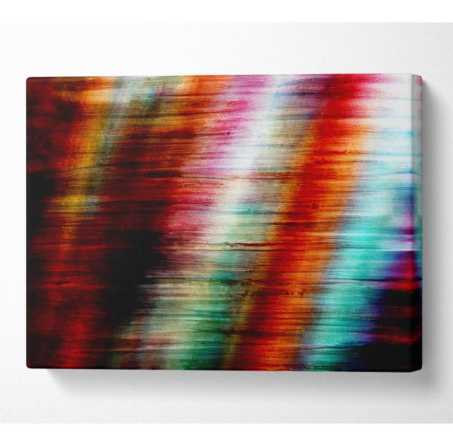 Colourful Shades Of Light - Wrapped Canvas Art Prints Metro Lane Size: 66cm H x 106.6cm W x 10cm D on Productcaster.