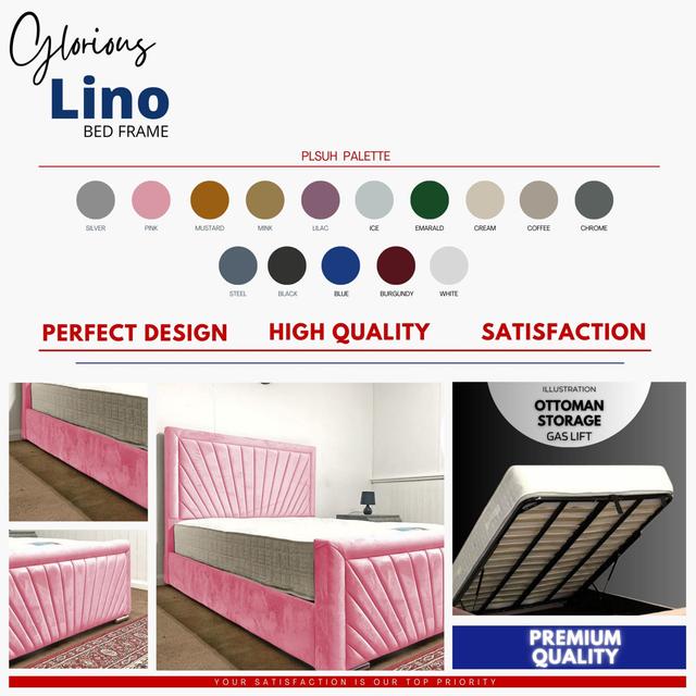 Mario Upholstered Bed Canora Grey Size: Super King (6'), Colour: Pink on Productcaster.