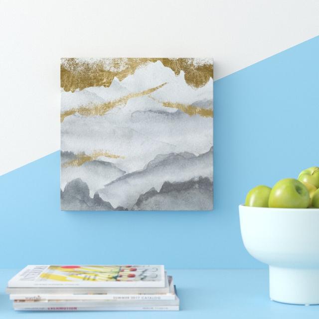 Tibet Mountains - Wrapped Canvas Print East Urban Home Size: 40.6 cm H x 40.6 cm W x 3.8 cm D on Productcaster.