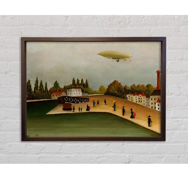 Rousseau Quai Divry - Single Picture Frame Art Prints on Canvas Bright Star Size: 84.1cm H x 118.9cm W on Productcaster.