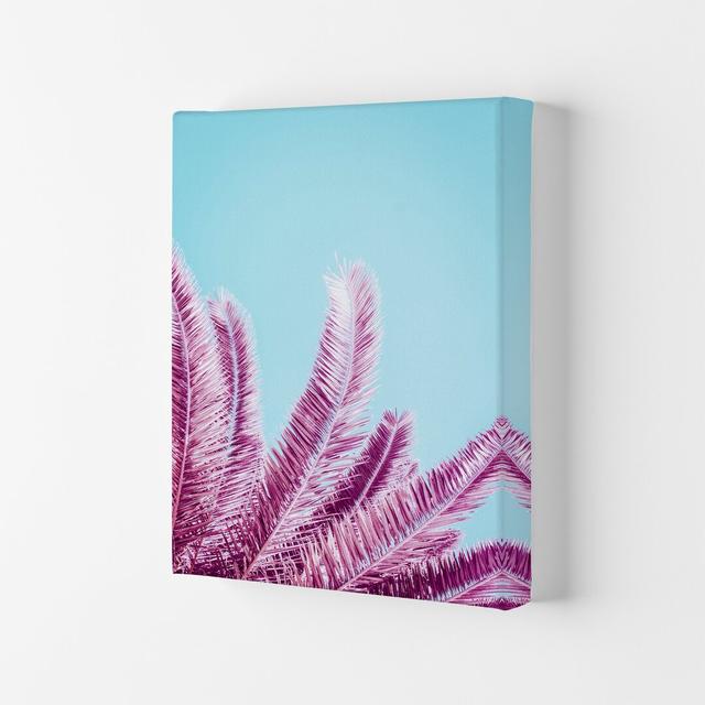 Pink Palm Trees by Victoria Frost - Photograph Print 17 Stories Format: Wrapped Canvas, Size: 42cm H x 29.7cm W x 4cm D on Productcaster.