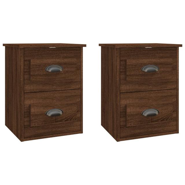 Nachttisch Aerne aus Holzwerkstoff (Set of 2) ModernMoments Farbe: Braun on Productcaster.