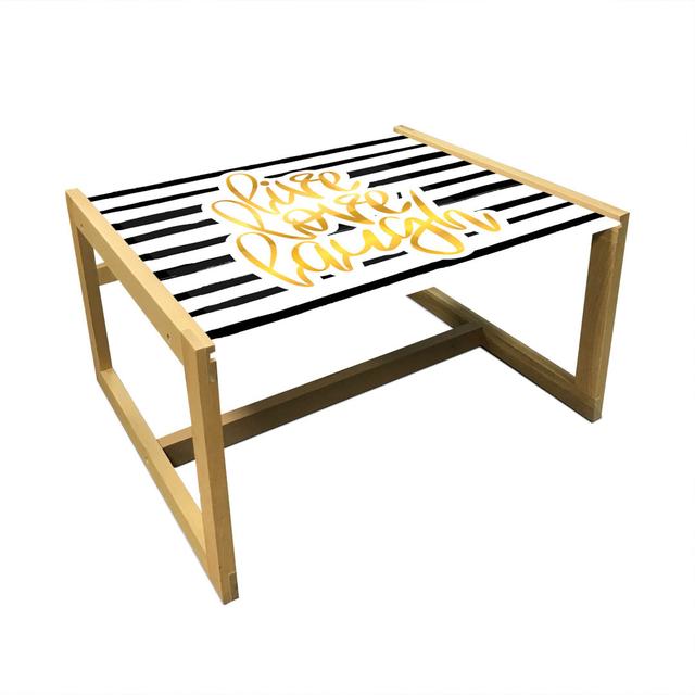 Jalend Sled Coffee Table East Urban Home Size: 40cm H x 74cm W x 62cm D on Productcaster.