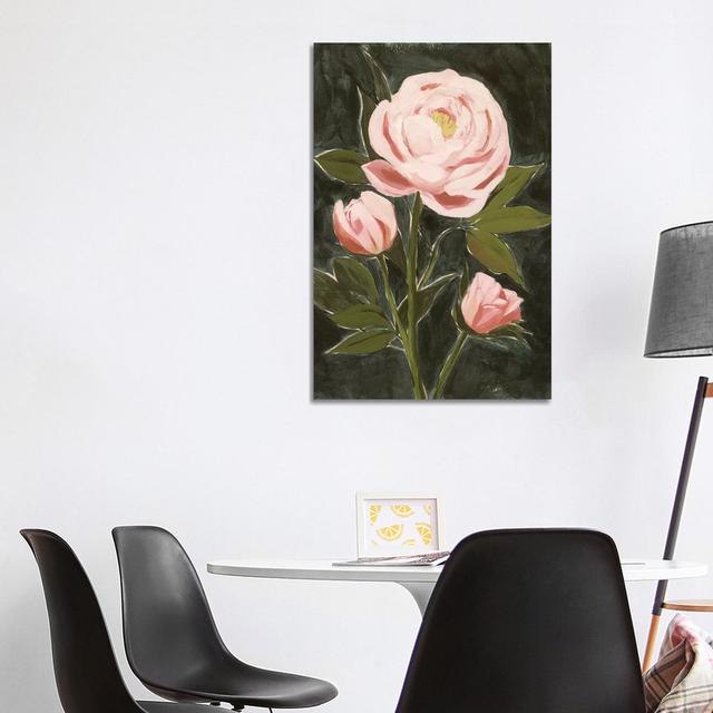 Vintage Peonies II by Grace Popp - Wrapped Canvas Art Prints Mercer41 Size: 101.6cm H x 66.04cm W x 3.81cm D on Productcaster.