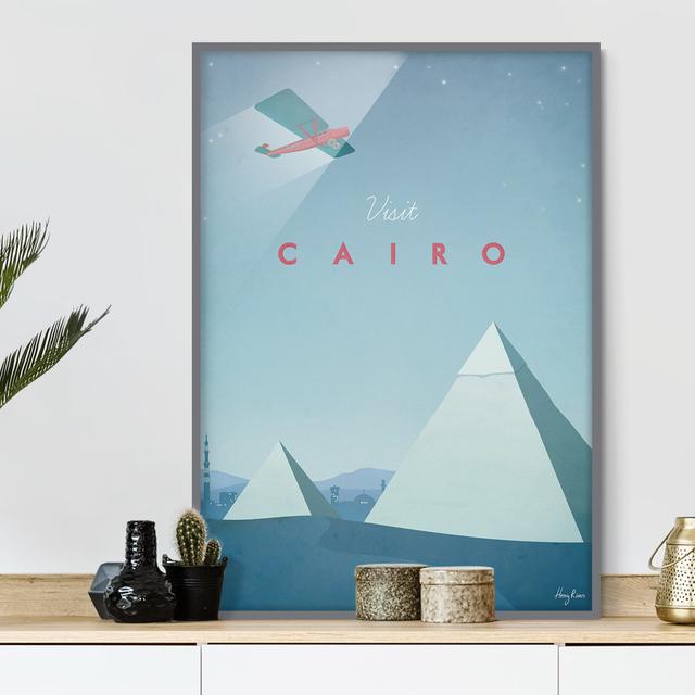 Picture With Frame - Travel Poster - Cairo - Portrait 4:3 - A Maturi Frame Option: Grey Framed, Size: 40cm H x 30cm W x 2cm D on Productcaster.