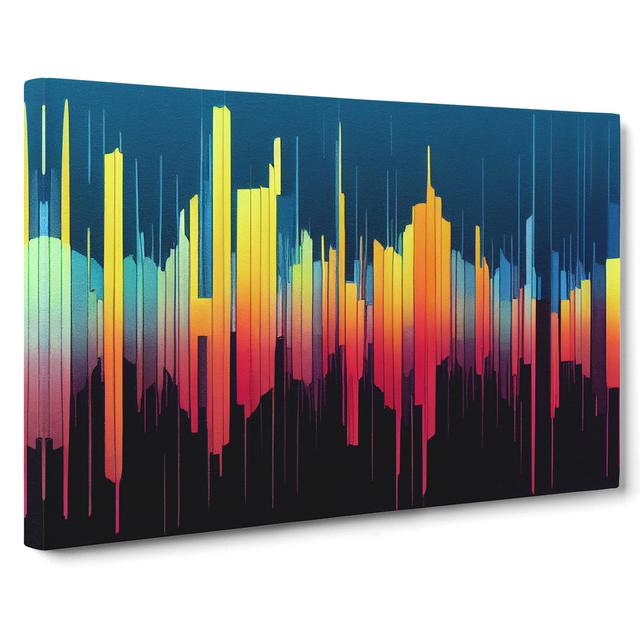 Electronic Audio Sound Bar Vol.3 Abstract - Wrapped Canvas Graphic Art 17 Stories Size: 50cm H x 76cm W x 3cm D on Productcaster.