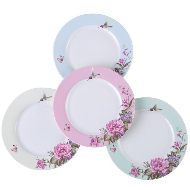 Aleta 4 Piece Bone China Side Plate Set (Set of 4) Lily Manor on Productcaster.