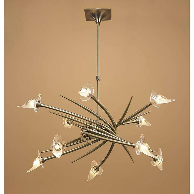 Hattiesburg 10-Light Novelty Chandelier Ophelia & Co. Finish: Antique Brass on Productcaster.