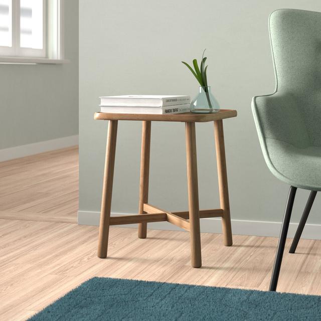 Serenity Side Table Hykkon Colour: Oak on Productcaster.