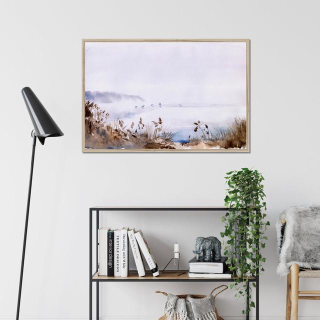 Sea Oats Mist I by Jennifer Paxton Parker - Wrapped Canvas Painting Print Fernleaf Size: 24cm H x 34cm W, Format: Natural Wood Framed Paper Print on Productcaster.