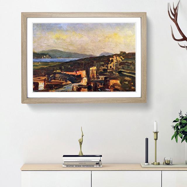 Pompeii by Fujishima Takeji - Picture Frame Painting Print East Urban Home Frame Option: Oak Framed, Size: 27cm H x 36cm W x 2cm D on Productcaster.