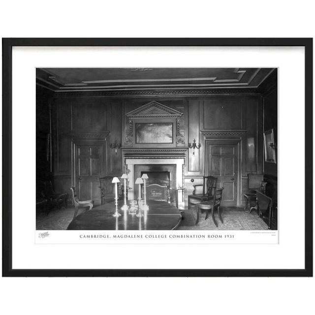 'Cambridge, Magdalene College Combination Room 1931' by Francis Frith - Picture Frame Photograph Print on Paper The Francis Frith Collection Size: 28c on Productcaster.