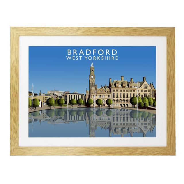 Bradford 2 by Richard O'Neil - Graphic Art Print on Paper East Urban Home Format: Oak Wood Frame, Size: 44 cm H x 54 cm W x 2.2 cm D on Productcaster.