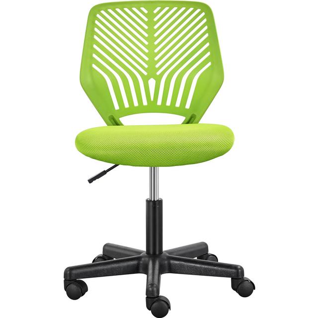 Color Mesh Desk Chair Yaheetech Upholstery Colour: Green on Productcaster.