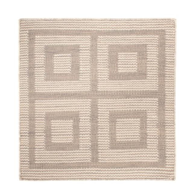 Handgewebter Kelim Teppich - Trendy Quadratisch - 60 X 60 Cm - Beige Corrigan Studio on Productcaster.