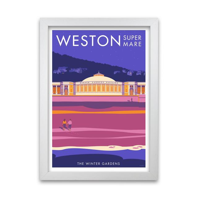 Weston Winter Gardens - Print East Urban Home Frame Options: White, Size: 59.4 cm H x 42 cm W x 5 cm D on Productcaster.