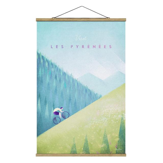 Stoffbild The Pyrenees Ebern Designs Größe: 150 cm H x 100 cm B x 0,3 cm T on Productcaster.