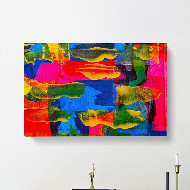 Abstract Art Painting Vol.346 by S.Johnson - Wrapped Canvas Painting East Urban Home Size: 35cm H x 50cm W x 3cm D on Productcaster.