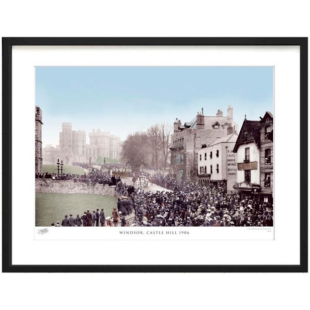 Windsor, Castle Hill 1906 by Francis Frith - Single Picture Frame Print The Francis Frith Collection Size: 40cm H x 50cm W x 2.3cm D on Productcaster.