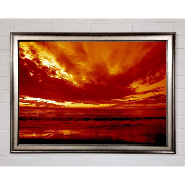 Vibrant Skys - Single Picture Frame Art Prints Highland Dunes Size: 29.7cm H x 42cm W on Productcaster.