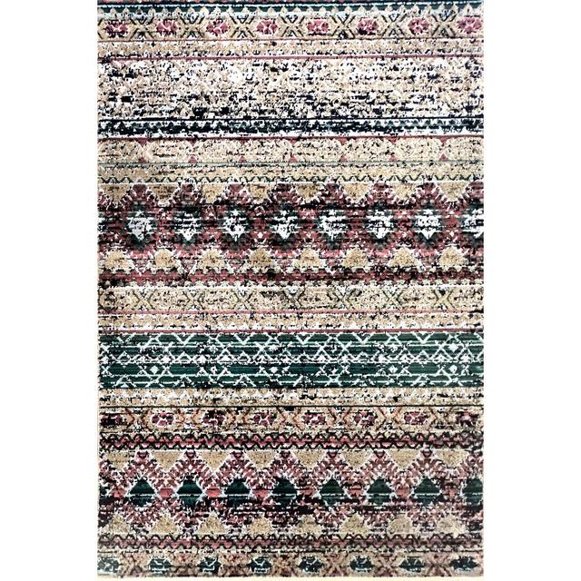 Machine Woven Brown/Green/Red Rug Scarlet Rugs Rug Size: Rectangle 200cm x 300cm on Productcaster.