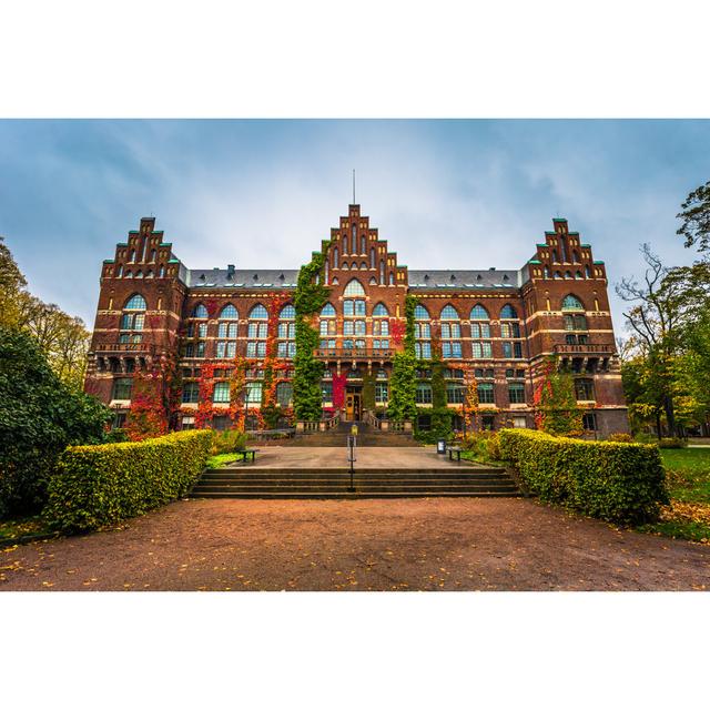 University Library Of Lund by RPBMedia - Wrapped Canvas Print 17 Stories Size: 81cm H x 122cm W on Productcaster.