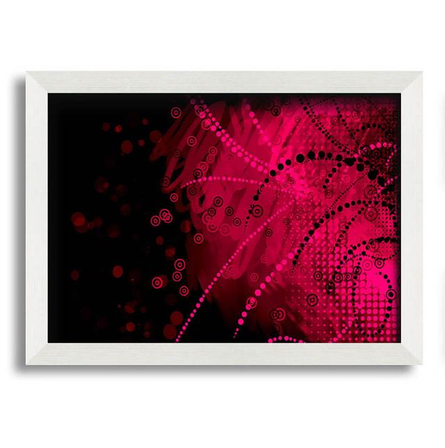 Pink Dark - Single Picture Frame Art Prints Ebern Designs Size: 42cm H x 59.7cm W x 10cm D on Productcaster.