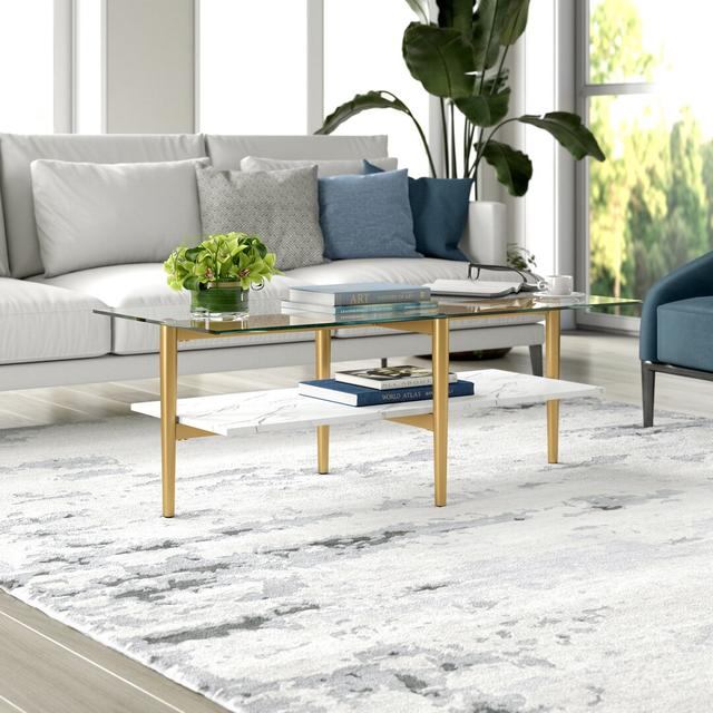 Otto Coffee Table with Storage Blue Elephant on Productcaster.