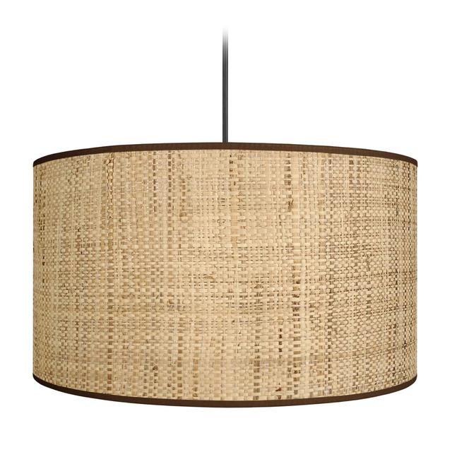 Lometa 1-Light Drum Pendant Bay Isle Home Size: 80cm H x 40cm W x 40cm D on Productcaster.