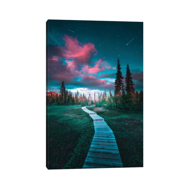 Intergalactic Pathways by Zach Doehler - Wrapped Canvas Photograph ClassicLiving Size: 66.04cm H x 45.72cm W x 1.91cm D on Productcaster.