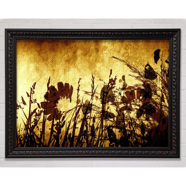 Silveren Light Flower - Print Rosalind Wheeler Size: 59.7cm H x 84.1cm W x 3cm D on Productcaster.