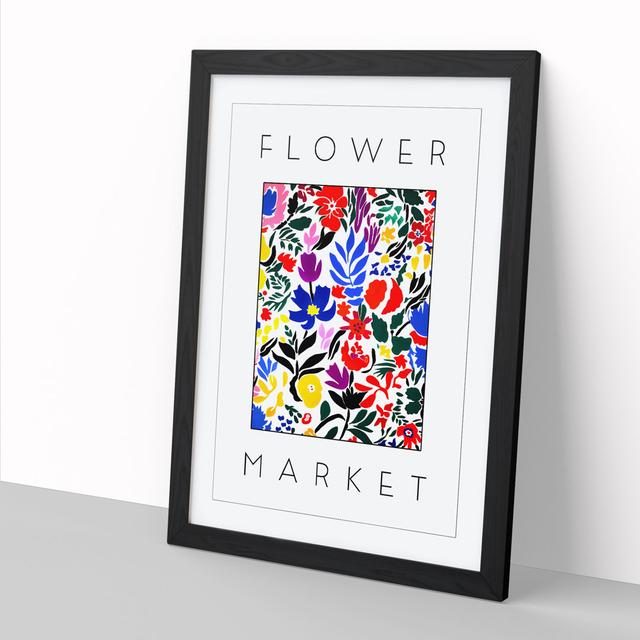 Flower Market Exhibition White No.10 Happy Larry Size: 64cm H x 46cm W x 2cm D on Productcaster.