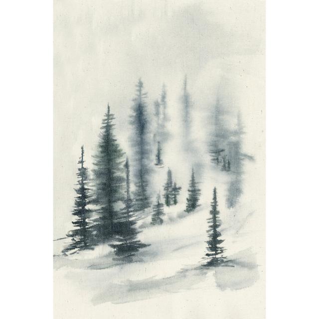 Misty Winter II by Jennifer Goldberger - Wrapped Canvas Painting Alpen Home Size: 76cm H x 51cm W x 3.8cm D on Productcaster.