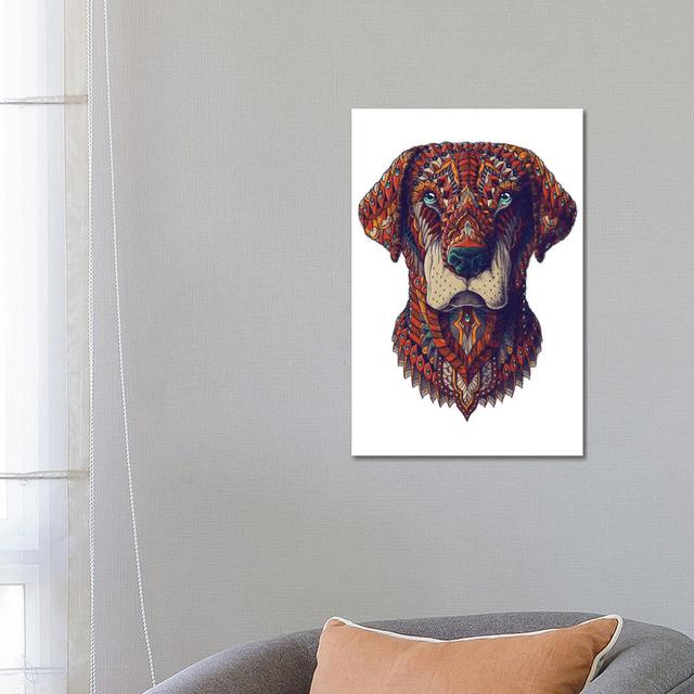 Labrador In Colour II by Bioworkz - Wrapped Canvas Print Rosalind Wheeler Size: 66.04cm H x 45.72cm W on Productcaster.