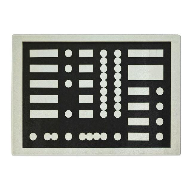 Composition Vol.5 by Sophie Taeuber-Arp Chopping Board East Urban Home Size: 0.4cm H x 20cm W x 28.5cm L on Productcaster.