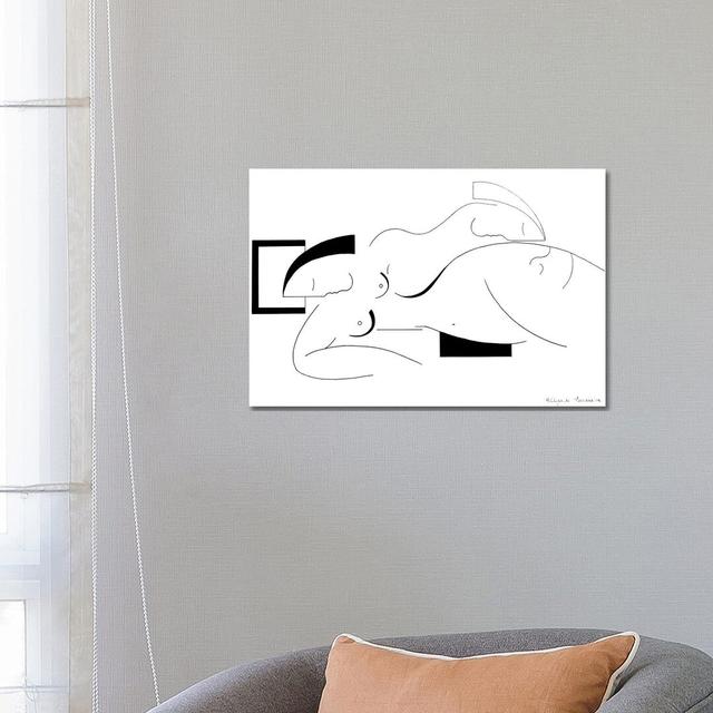 La Siesta II by Hildegarde Handsaeme - Wrapped Canvas Print Metro Lane Size: 45.72cm H x 66.04cm W x 3.81cm D on Productcaster.