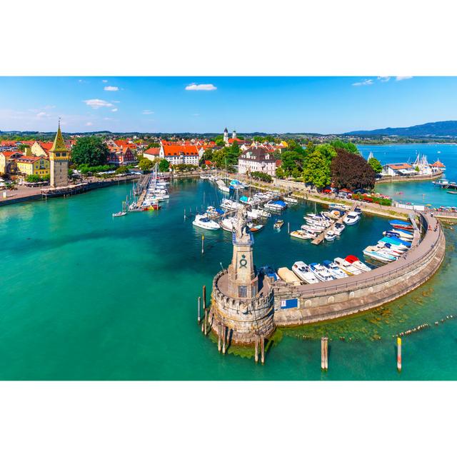 Lindau, Bodensee, Germany by Scanrail - Wrapped Canvas Print House of Hampton Size: 81cm H x 122cm W on Productcaster.