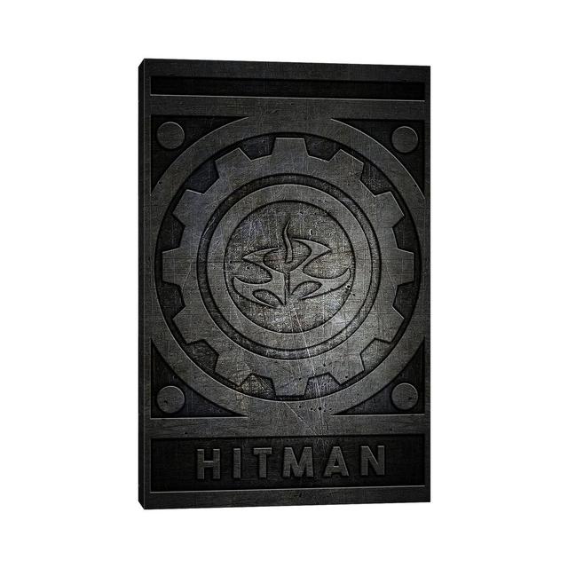 Hitman Metal by Durro Art - Wrapped Canvas Painting iCanvas Size: 45.72cm H x 30.48cm W x 1.91cm D on Productcaster.