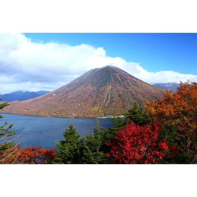 Mountain and Pond in Autumn by Noririn - Wrapped Canvas Photograph Alpen Home Size: 30cm H x 46cm W on Productcaster.