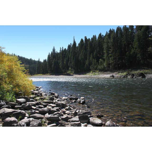 Clark Fork - Wrapped Canvas Art Prints Alpen Home Size: 81cm H x 122cm W x 3.8cm D on Productcaster.