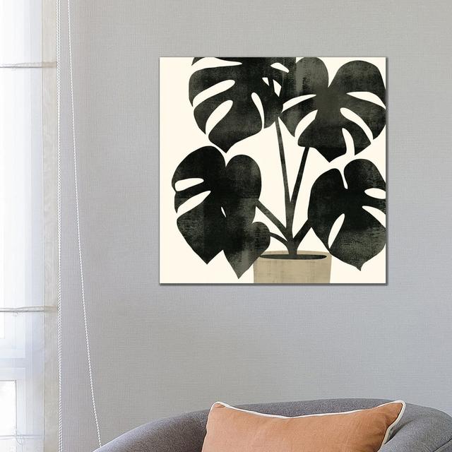 Plantling II by Victoria Barnes - Wrapped Canvas Painting 17 Stories Size: 66.04cm H x 66.04cm W x 3.81cm D on Productcaster.