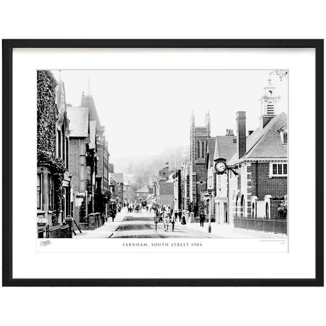 'Farnham, South Street 1904' by Francis Frith - Picture Frame Photograph Print on Paper The Francis Frith Collection Size: 60cm H x 80cm W x 2.3cm D on Productcaster.