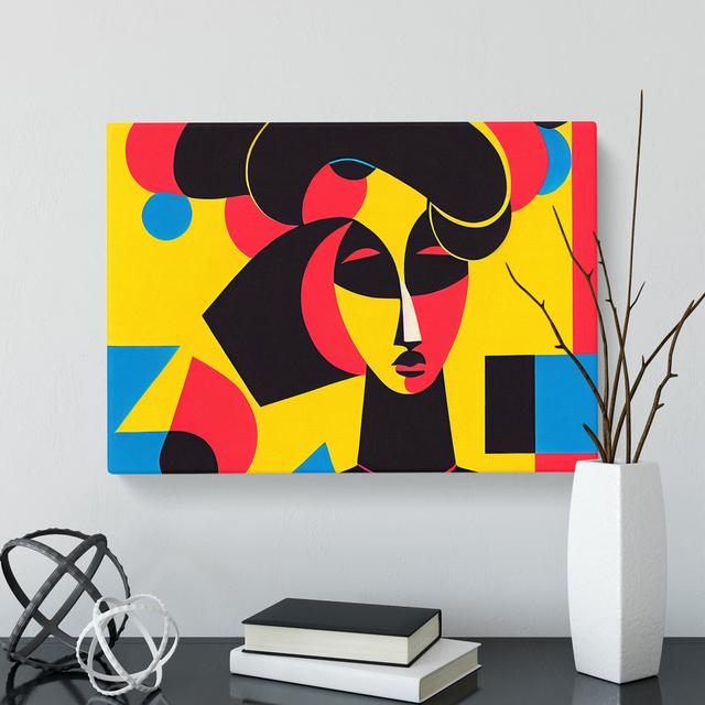 Abstract Woman In Colour Vol.3 - Wrapped Canvas Print Metro Lane Size: 40cm H x 60cm W x 3cm D on Productcaster.