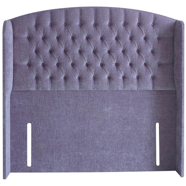 Daleep Upholstered Floor Standing Headboard Rosalind Wheeler Colour: Bullion, Upholstery: Plush Velvet, Size: Small Double (4') on Productcaster.