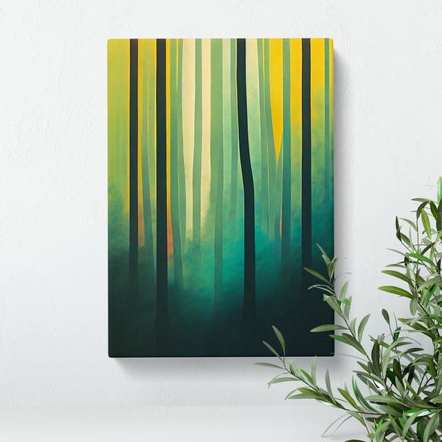 An Unusual Forest Abstract - Wrapped Canvas Print Alpen Home Size: 50cm H x 35cm W x 3cm D, Format: Wrapped Canvas on Productcaster.