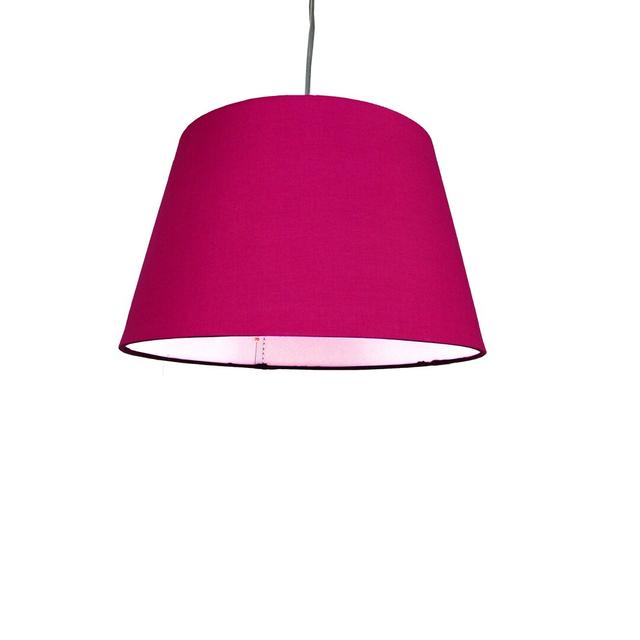 Drum Lamp Shade 17 Stories Colour: Purple, Size: H19 x W30 x D30cm on Productcaster.