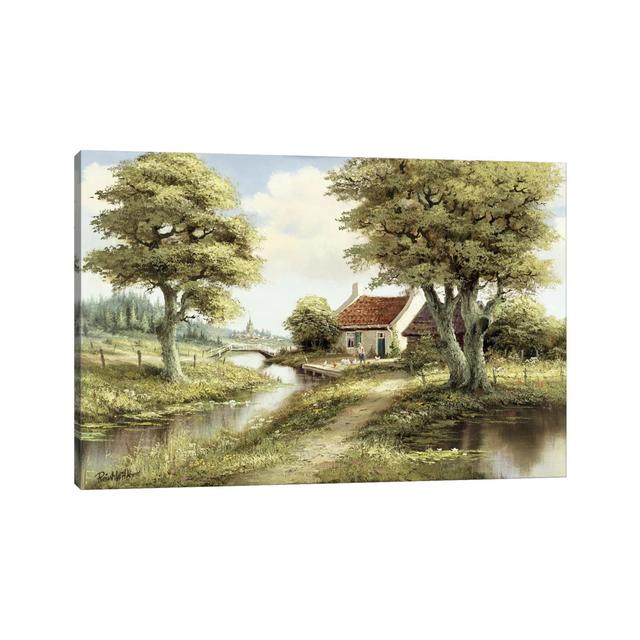 Dutch Country Scene III by Reint Withaar - Wrapped Canvas Gallery-Wrapped Canvas Giclée ClassicLiving Size: 30.48cm H x 45.72cm W x 1.905cm D on Productcaster.