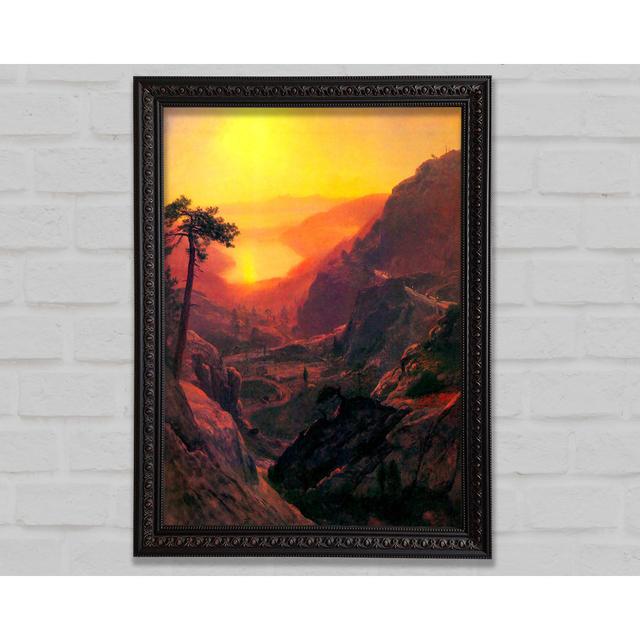 Bierstadt Donner Lake - Print Bright Star Size: 29.7cm H x 21cm W x 3cm D on Productcaster.